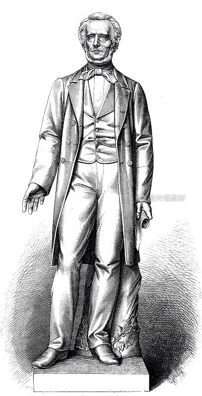 贝内迪克特・弗朗茨・里奥・瓦尔德克，德国政治家，1802 - 1870，雕像